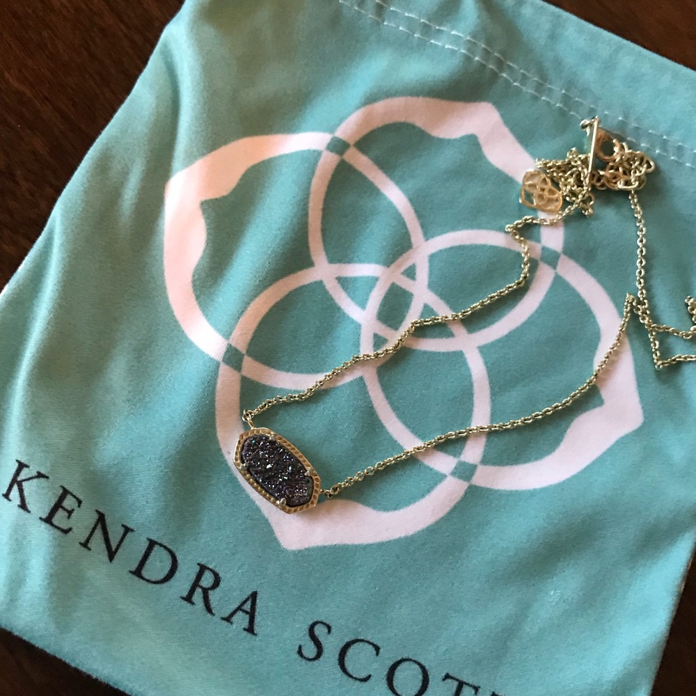 Kendra Scott Multi Druzy Elisa Necklace